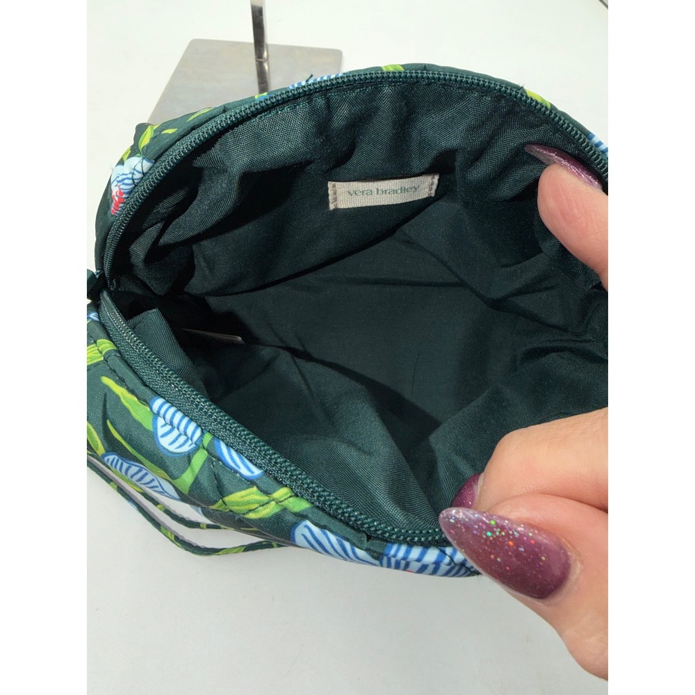 Vera Bradley Ultralight Crossbody Bag Charlotte Stripes Green Floral 28740-22015 - Picture 12 of 13